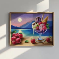 Diamond Painting - Maanlicht Gelato