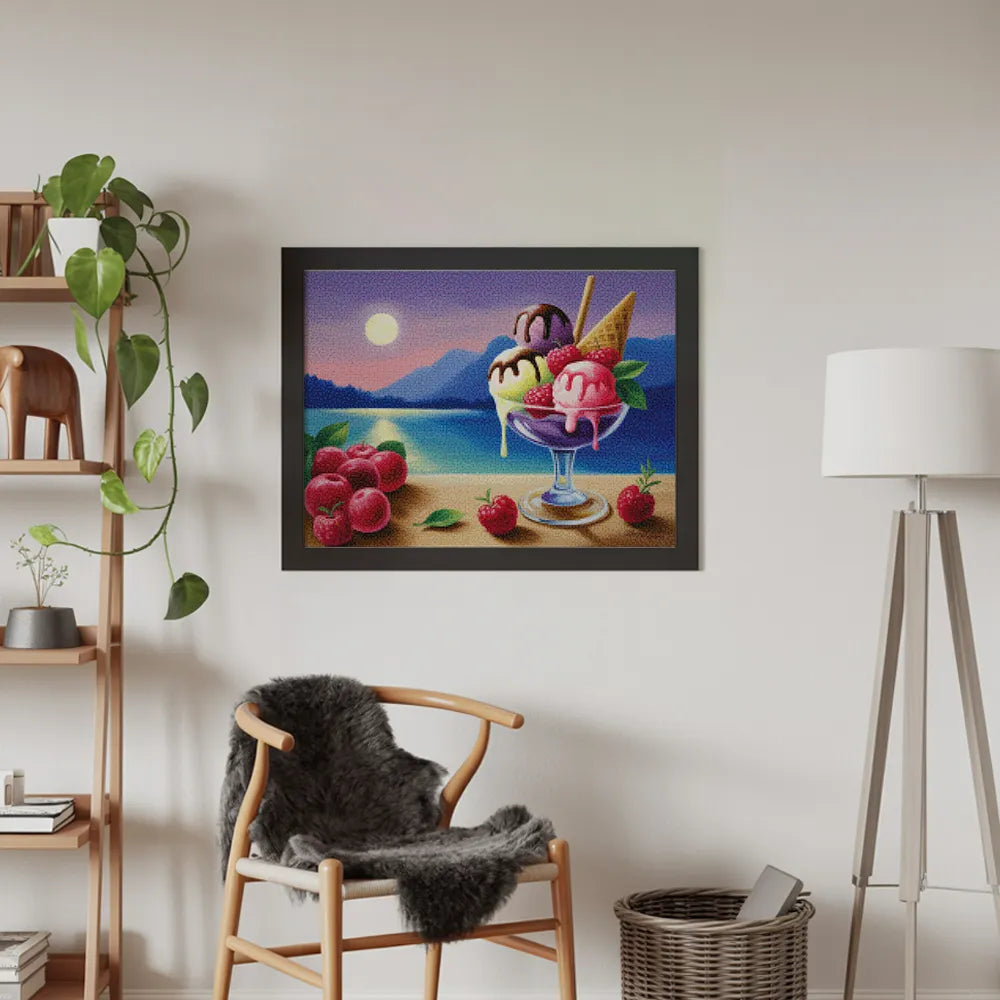 Diamond Painting - Maanlicht Gelato