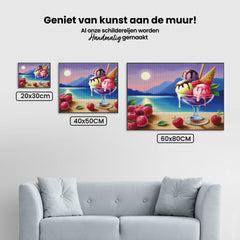 Diamond Painting - Maanlicht Gelato