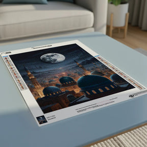 Diamond Painting - Maanverlichte Moskee Stad