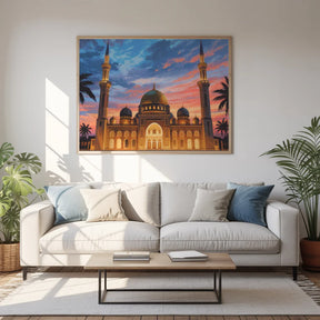 Diamond Painting - Majestueuze Moskee bij Zonsondergang
