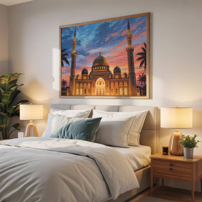 Diamond Painting - Majestueuze Moskee bij Zonsondergang