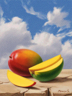 Diamond Painting - Mango luchten