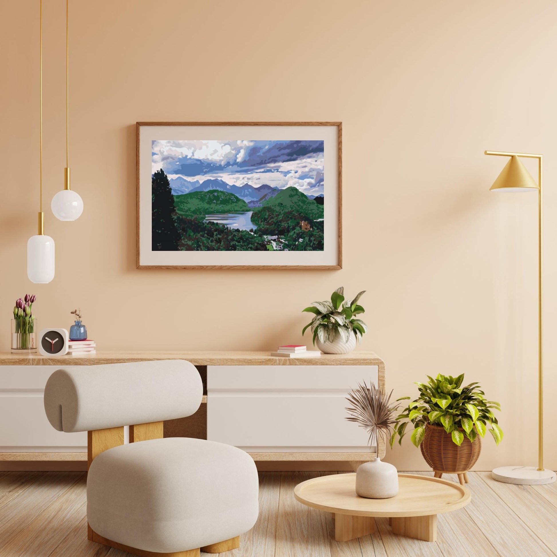 Diamond Painting - Meer in de Alpen - SEOS Shop ®
