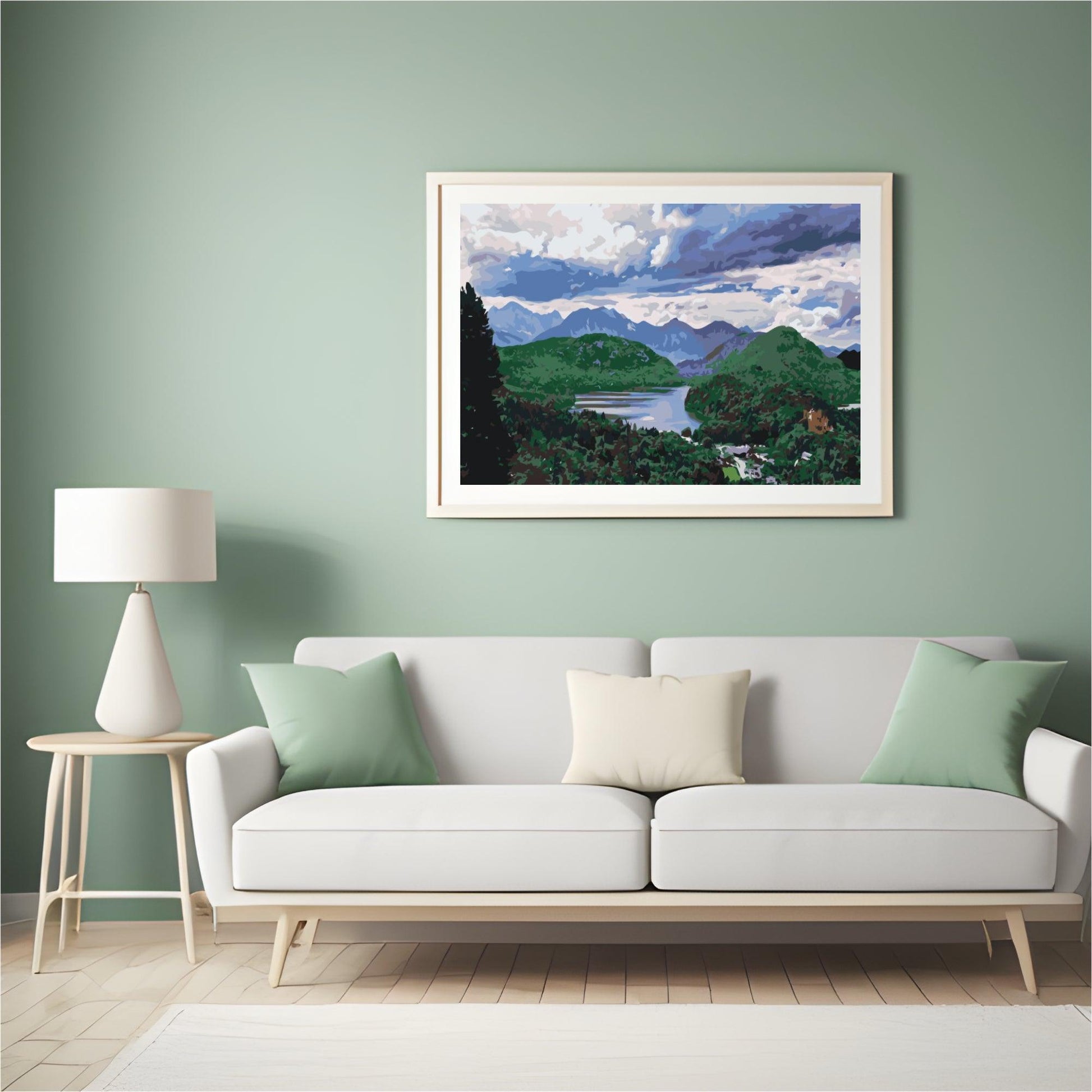 Diamond Painting - Meer in de Alpen - SEOS Shop ®