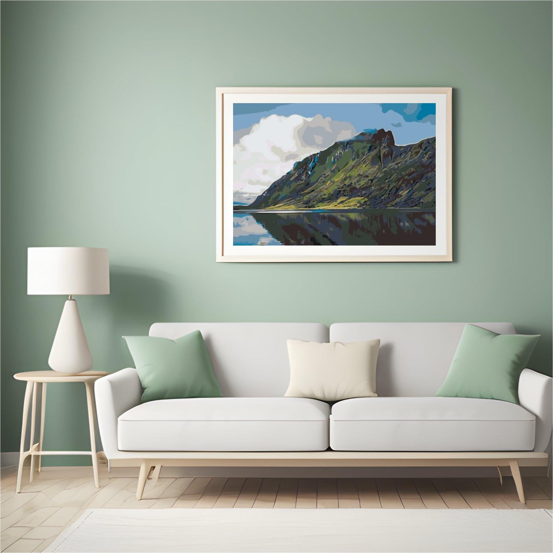Diamond Painting - Meer in de bergen, Fjord - SEOS Shop ®