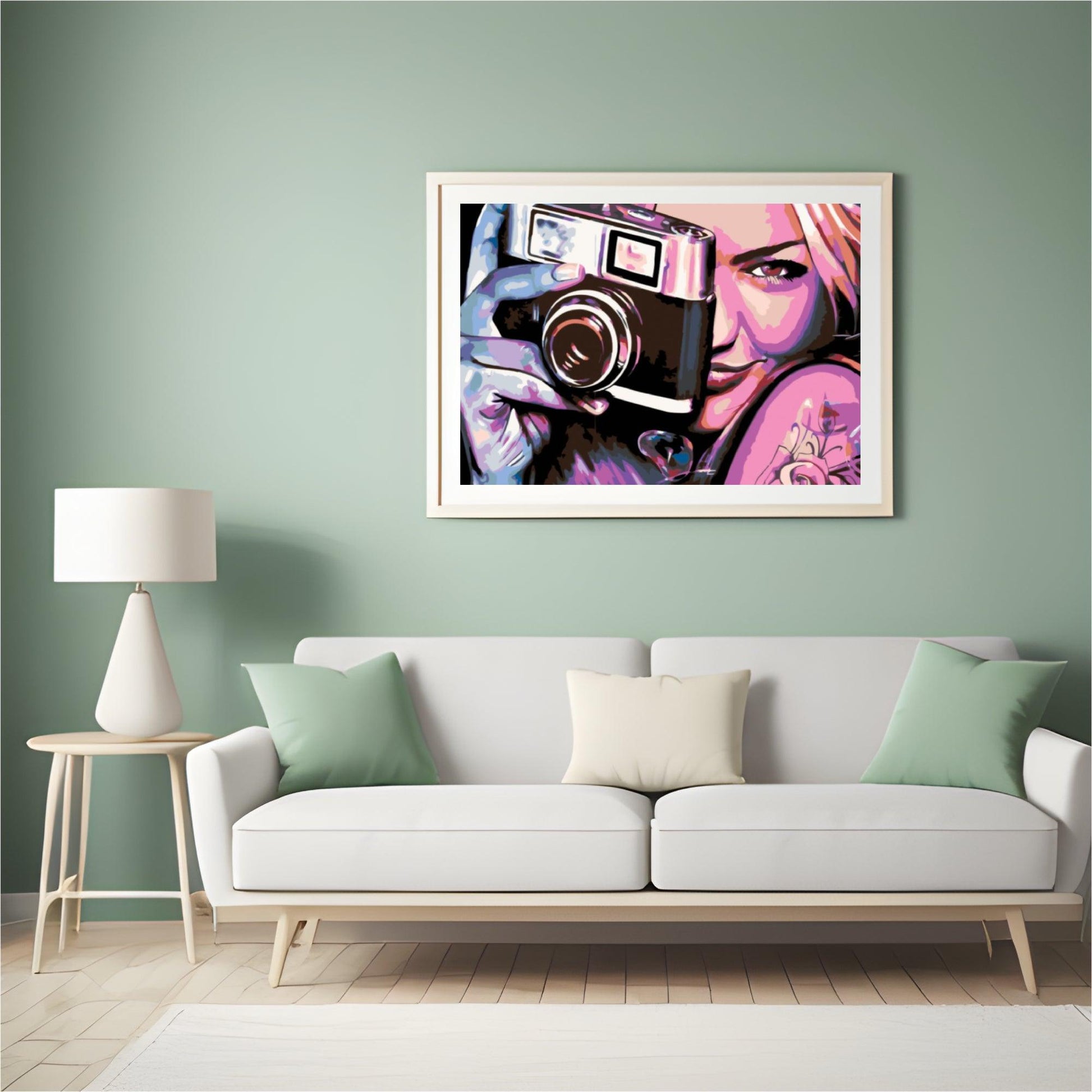 Diamond Painting - Meisje met een camera - SEOS Shop ®