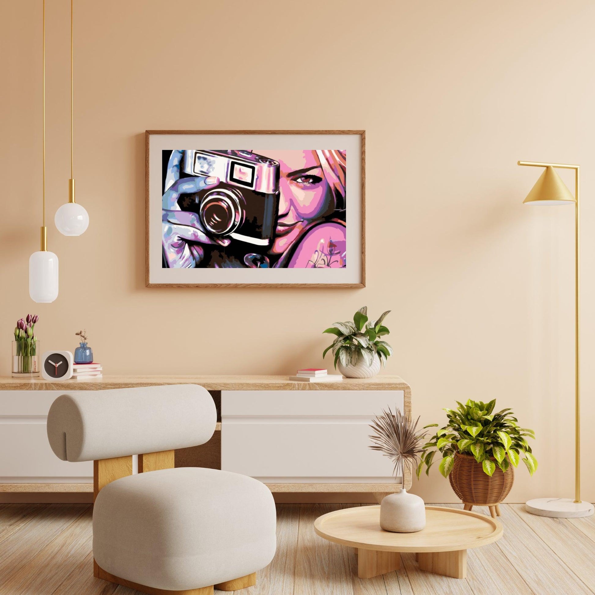 Diamond Painting - Meisje met een camera - SEOS Shop ®
