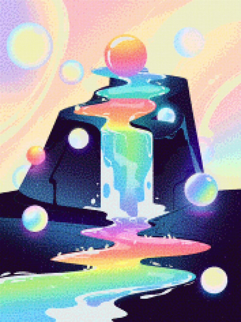 Diamond Painting - Melodie van kleur