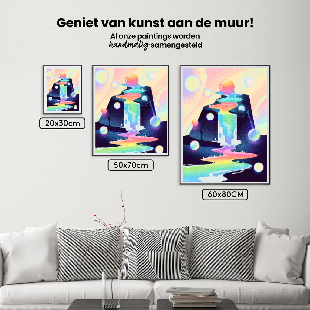 Diamond Painting - Melodie van kleur