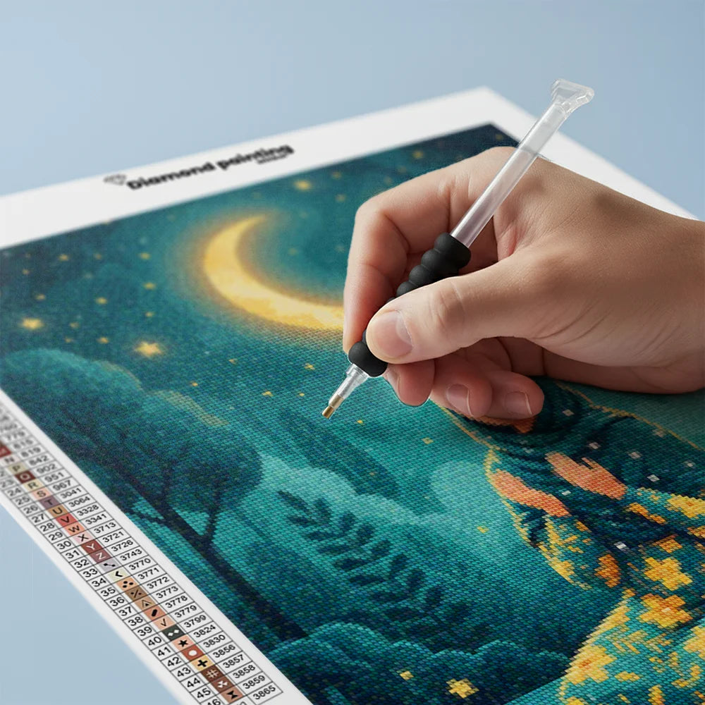 Diamond Painting - Middernachtgebed