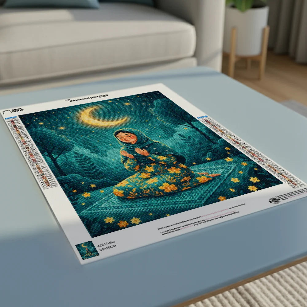 Diamond Painting - Middernachtgebed