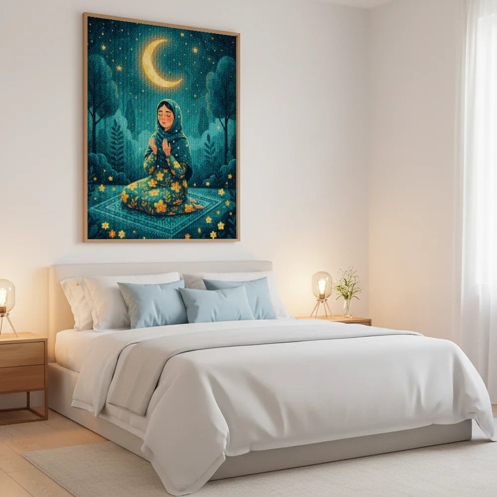 Diamond Painting - Middernachtgebed