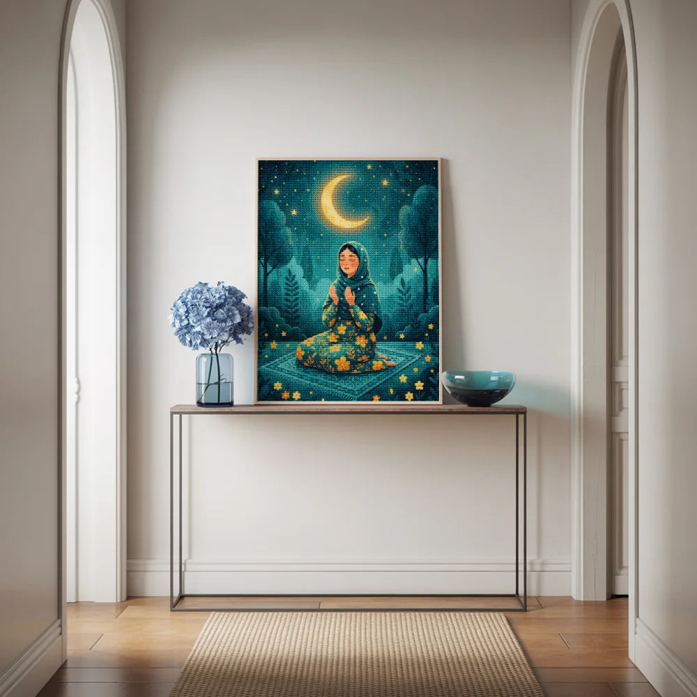 Diamond Painting - Middernachtgebed