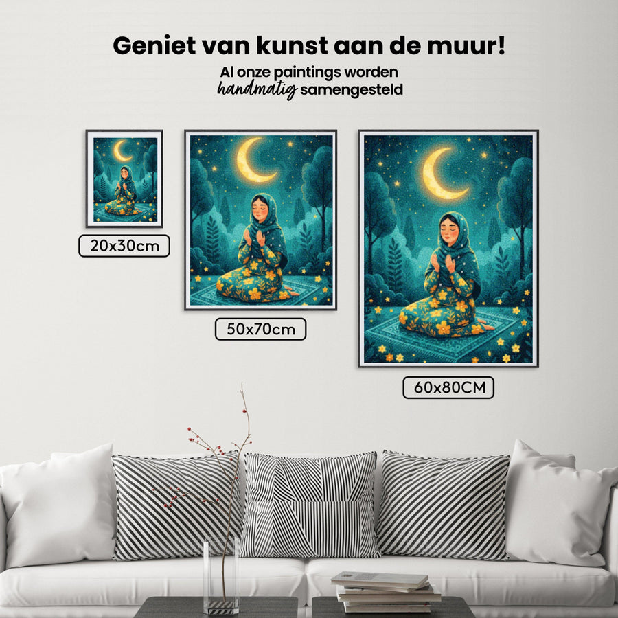 Diamond Painting - Middernachtgebed