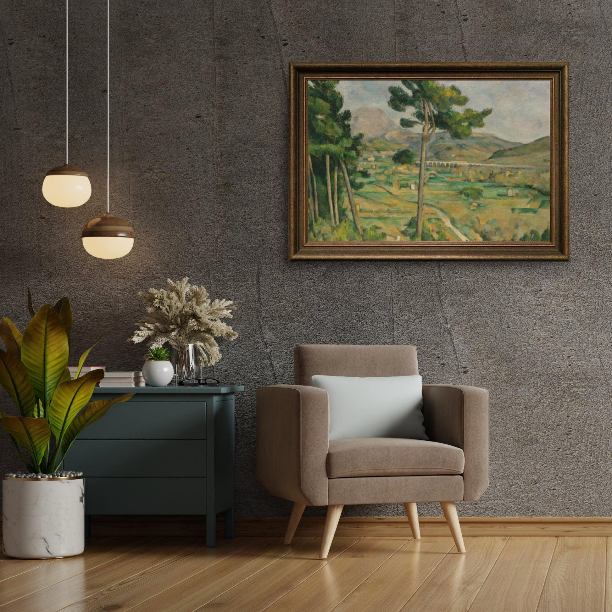 Diamond Painting - Mont Sainte-Victoire en het viaduct - SEOS Shop ®