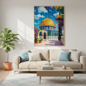 Diamond Painting - Moskee & Bloesems