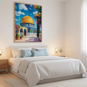 Diamond Painting - Moskee & Bloesems