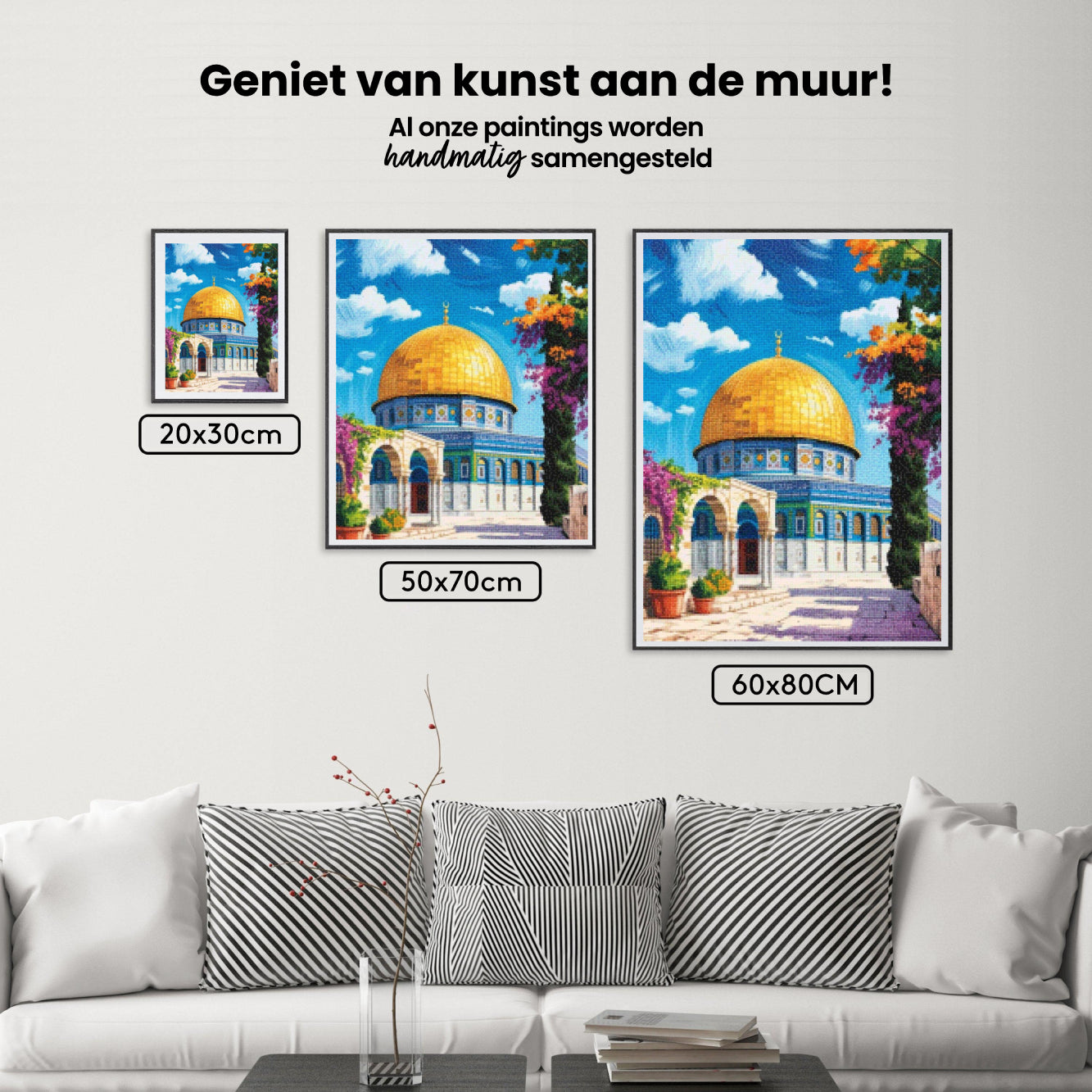 Diamond Painting - Moskee & Bloesems