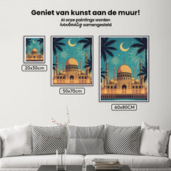 Diamond Painting - Moskee Vuurwerk
