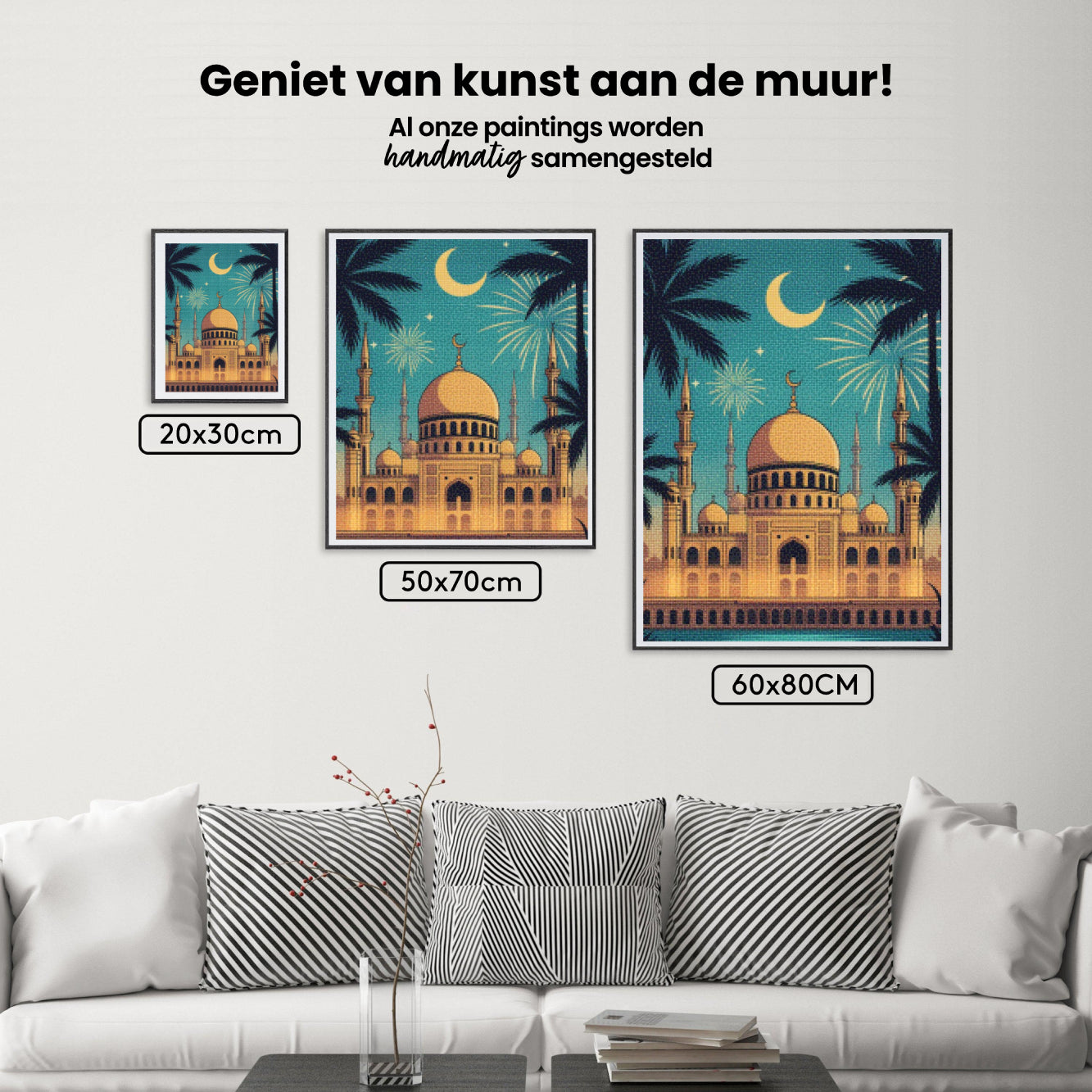 Diamond Painting - Moskee Vuurwerk