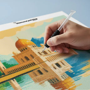 Diamond Painting - Moskee aan het meer