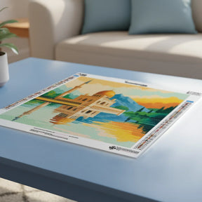 Diamond Painting - Moskee aan het meer