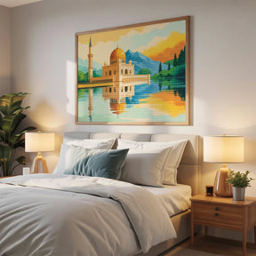 Diamond Painting - Moskee aan het meer