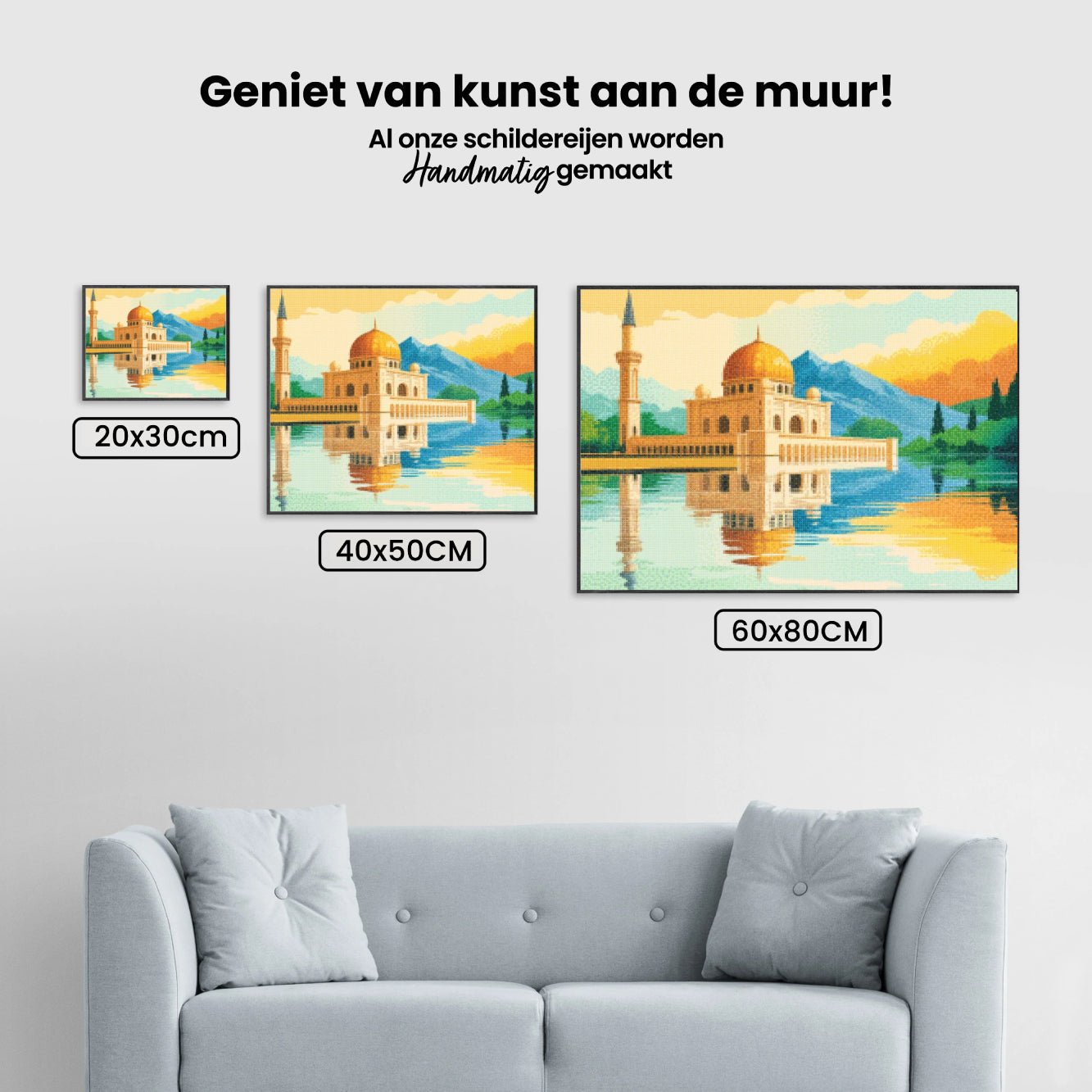 Diamond Painting - Moskee aan het meer