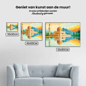 Diamond Painting - Moskee aan het meer