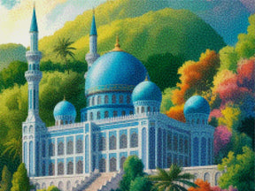 Diamond Painting - Moskee in het Paradijs