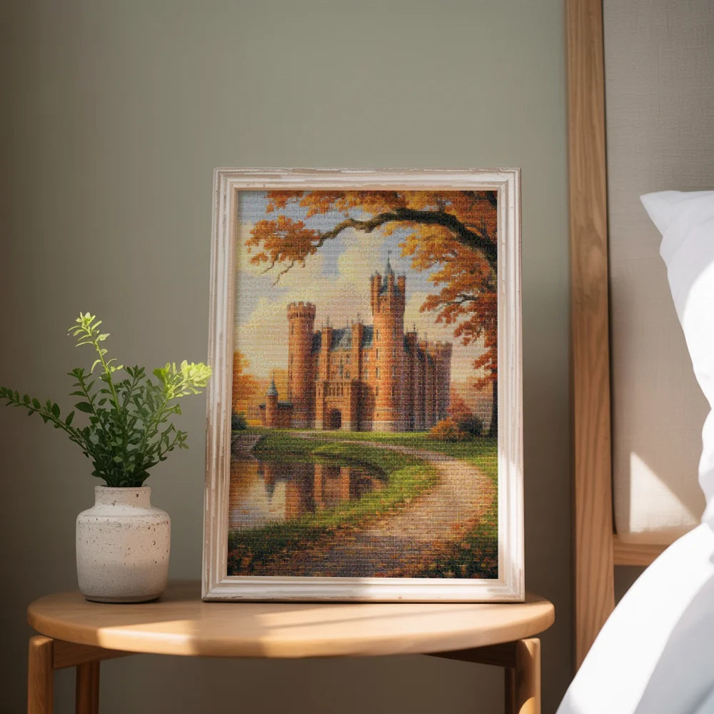 Diamond Painting - Muiderslot in de herfst