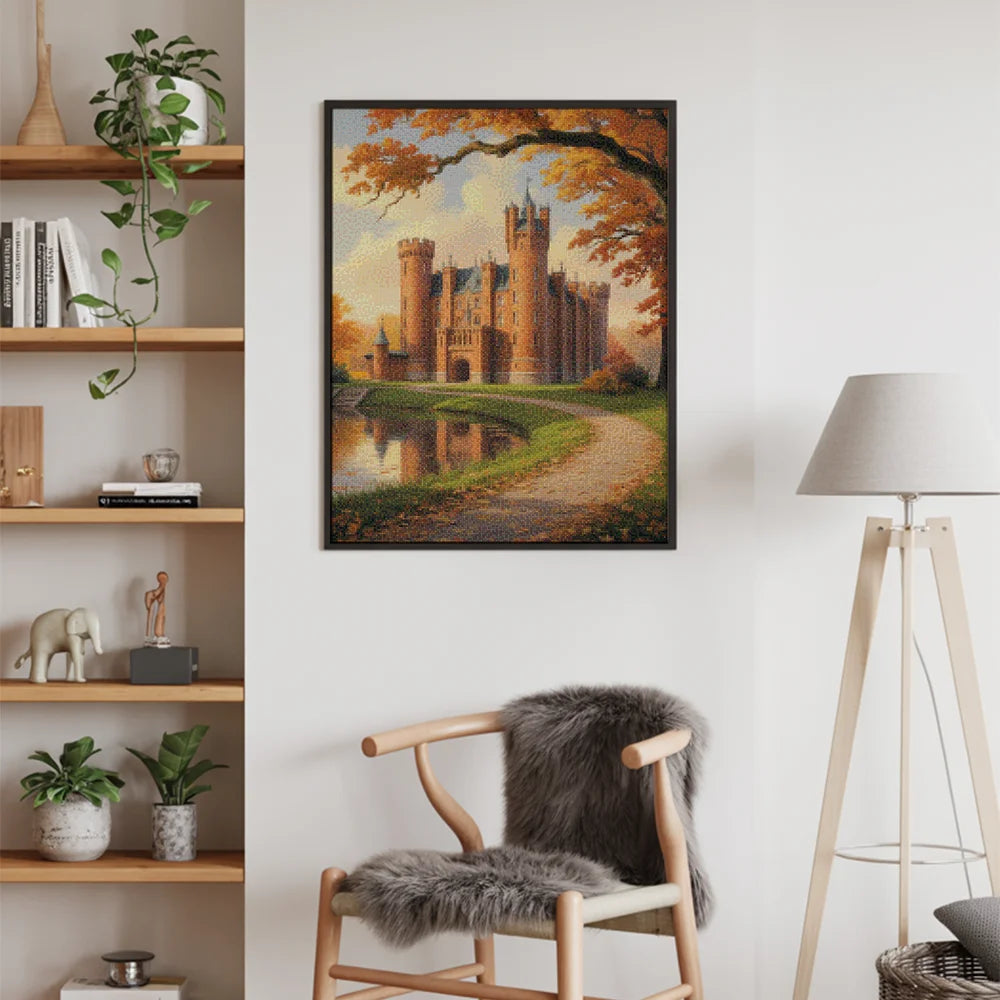 Diamond Painting - Muiderslot in de herfst