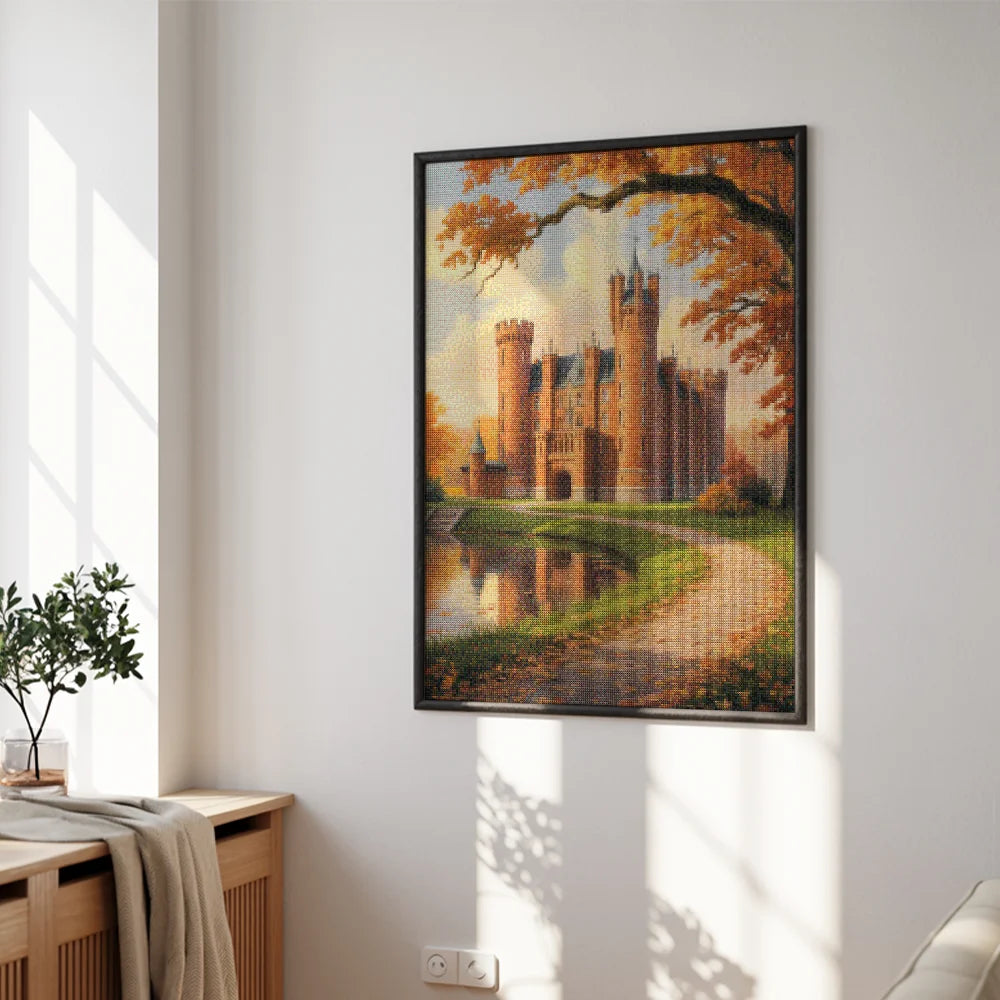 Diamond Painting - Muiderslot in de herfst