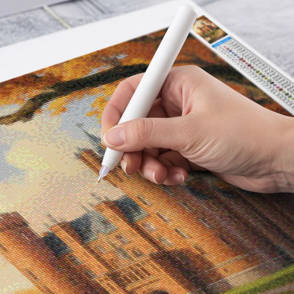 Diamond Painting - Muiderslot in de herfst
