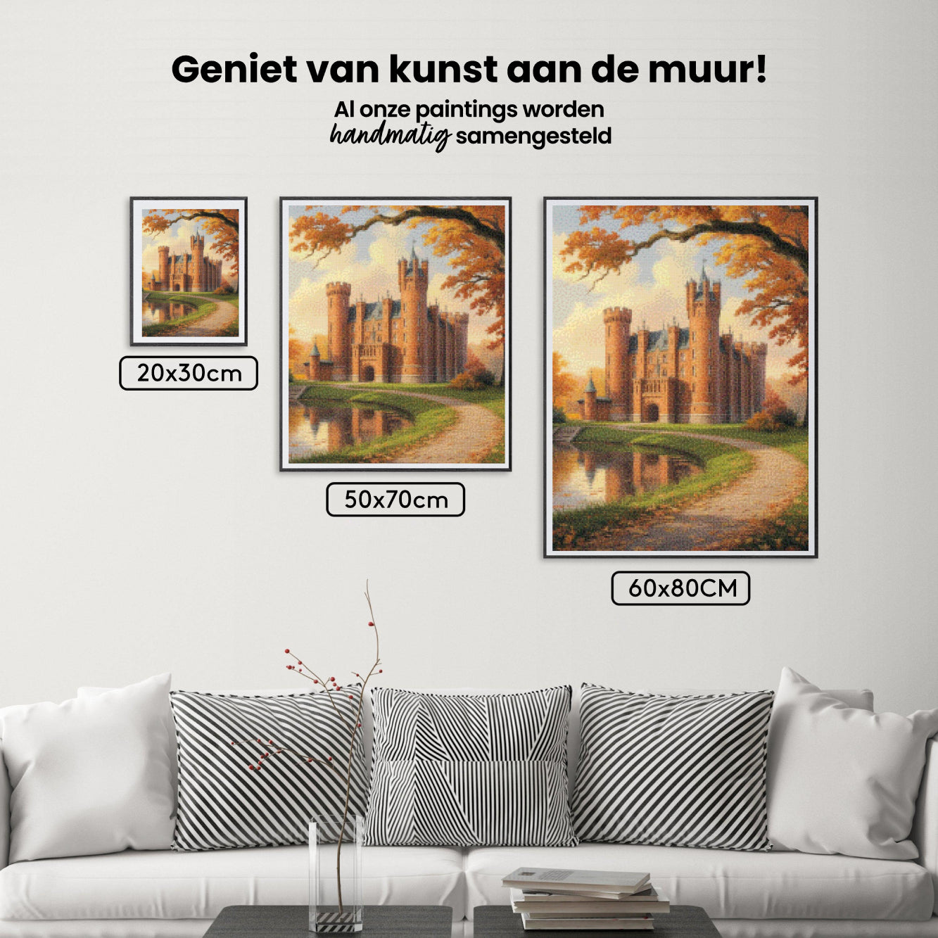 Diamond Painting - Muiderslot in de herfst
