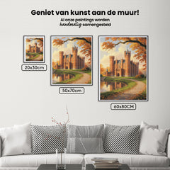 Diamond Painting - Muiderslot in de herfst