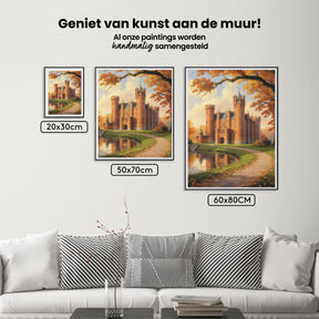 Diamond Painting - Muiderslot in de herfst