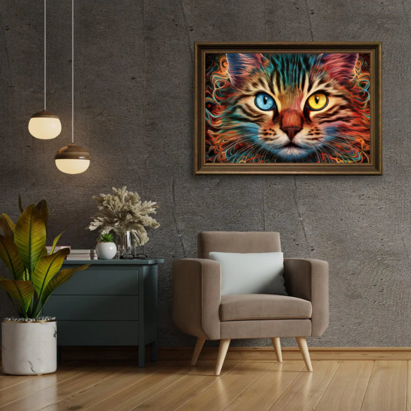 Diamond Painting -  Mystieke Katachtige