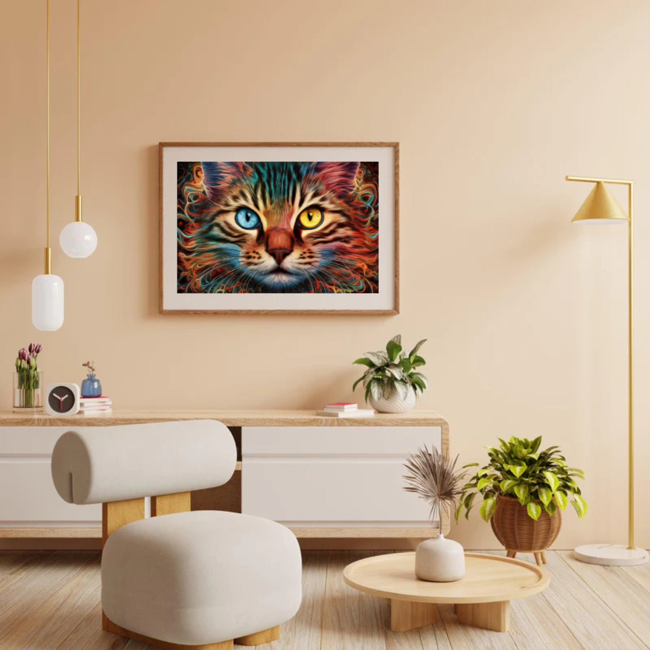Diamond Painting -  Mystieke Katachtige