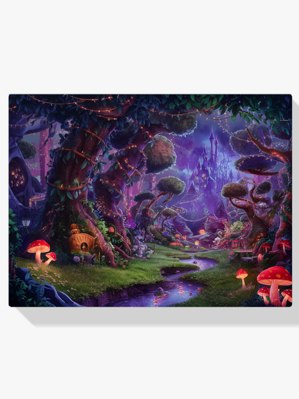 Diamond Painting -  Mystieke paddenstoelopen plek