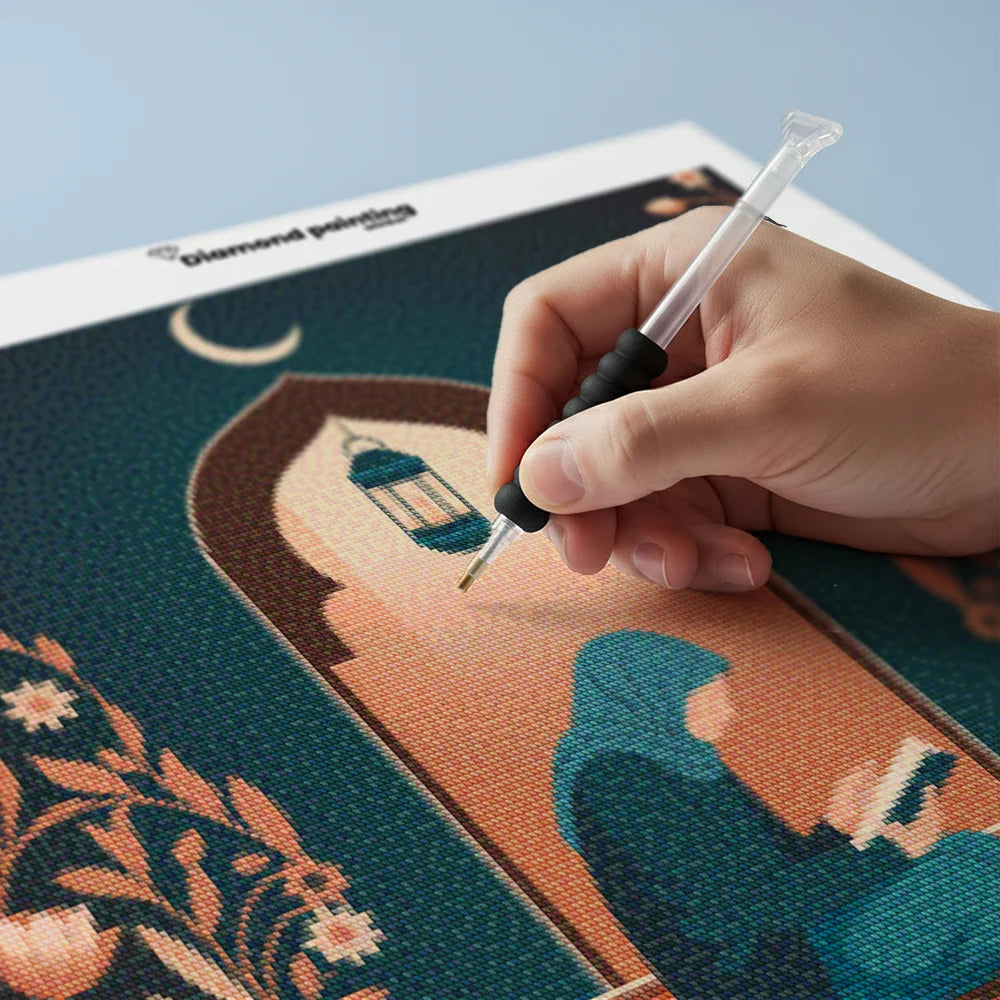 Diamond Painting - Nacht van Toewijding