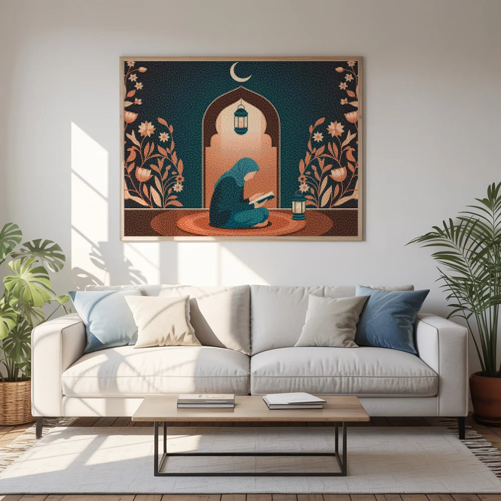 Diamond Painting - Nacht van Toewijding