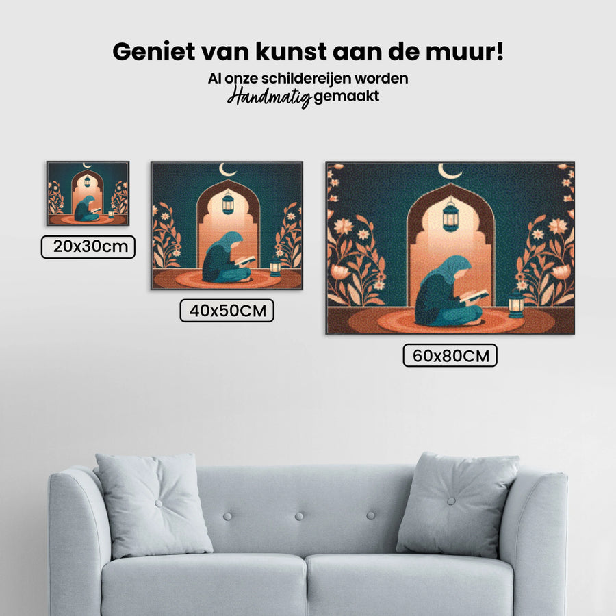 Diamond Painting - Nacht van Toewijding
