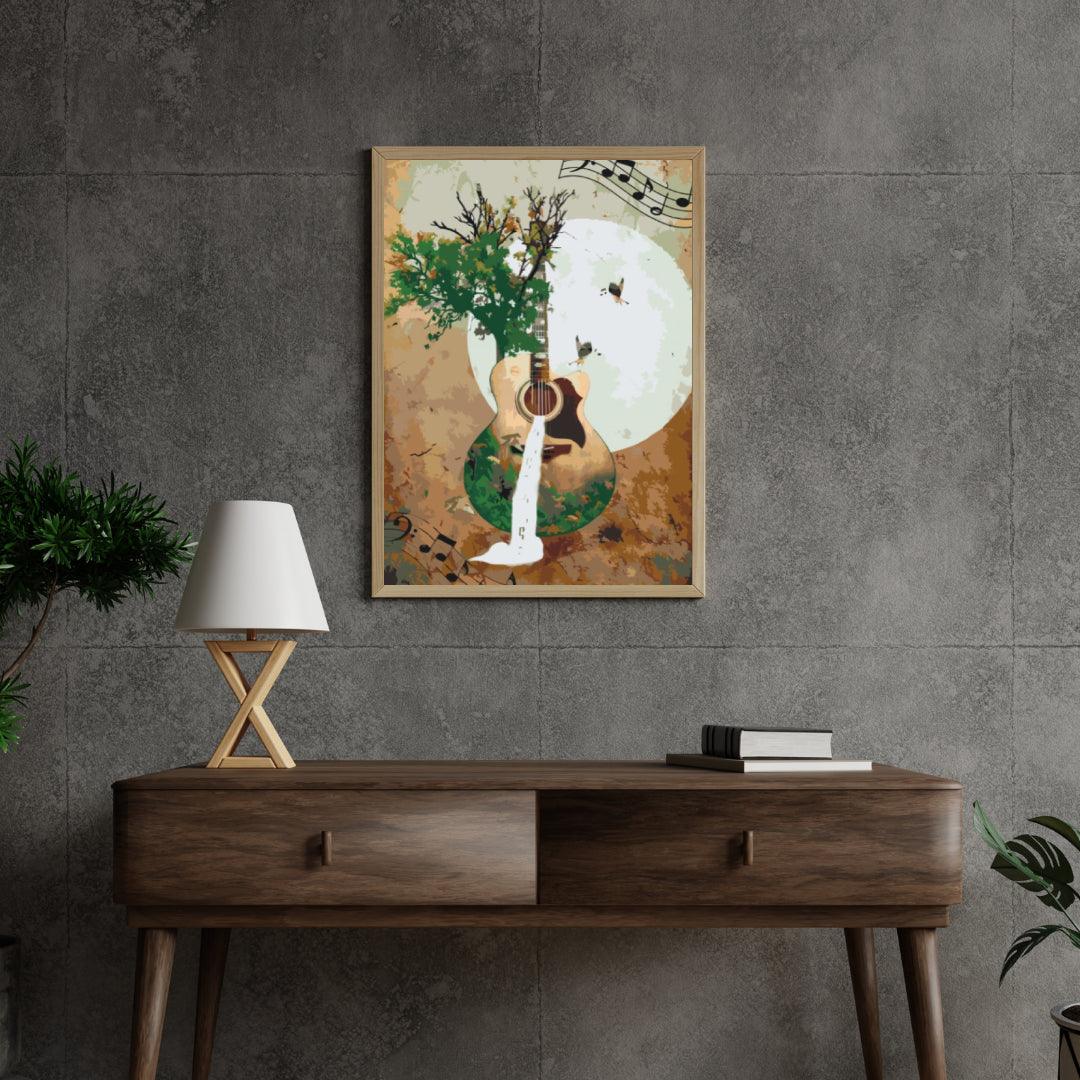 Diamond Painting - Natuurlijke gitaar - SEOS Shop ®