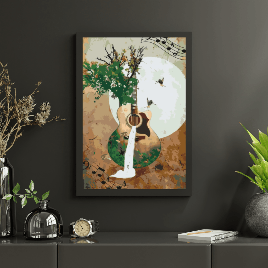Diamond Painting - Natuurlijke gitaar - SEOS Shop ®