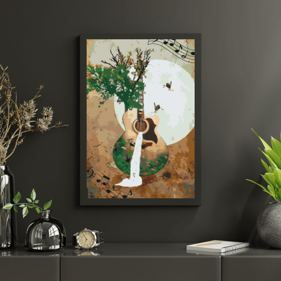 Diamond Painting - Natuurlijke gitaar - SEOS Shop ®