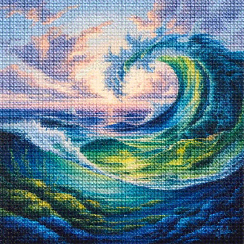 Mini Diamond Painting - Oceaan kluwen