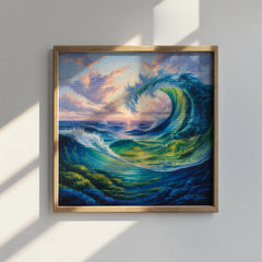 Mini Diamond Painting - Oceaan kluwen
