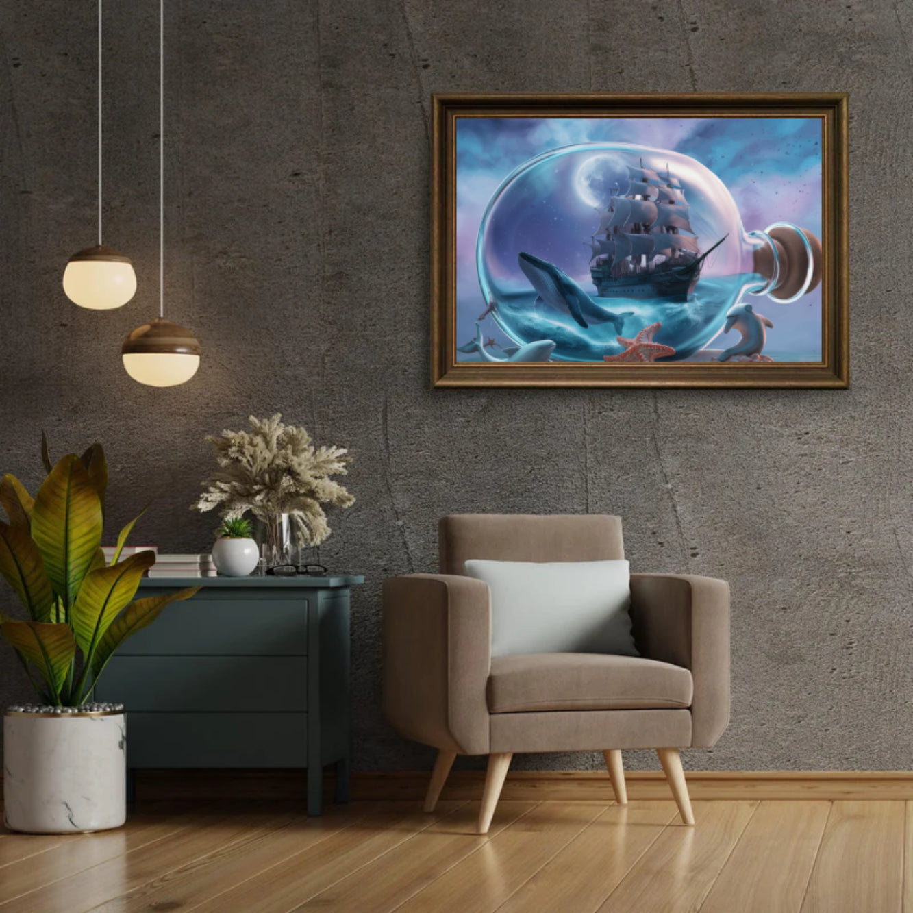 Diamond Painting -  Ocean Dream-schip
